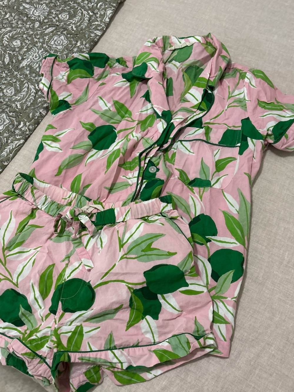Printfresh xxs Pink Floral Short Pajama Set